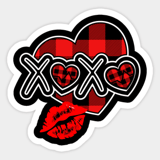 XOXO- Valentines Day Sticker